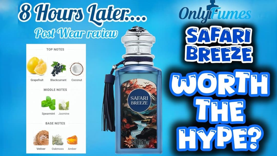 French Avenue Safari Breeze Dry Down & Post Wear Review - Grapefruit & Vetiver Vibes #fragrance