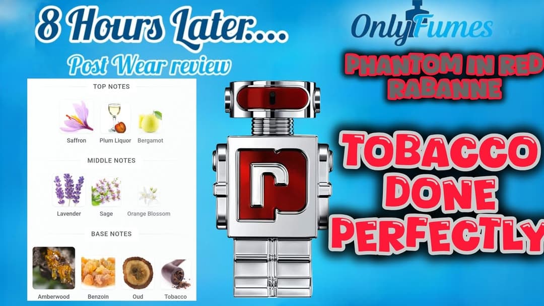 Phantom in Red by Rabanne | 8-Hour Post Wear Review – Tobacco Done Right #rabanne #fragrance