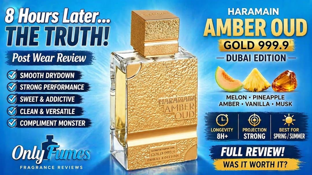 Al Haramain Amber Oud Gold 999.9 Dubai Edition Full Wear & Dry down Review #fragrance #perfume