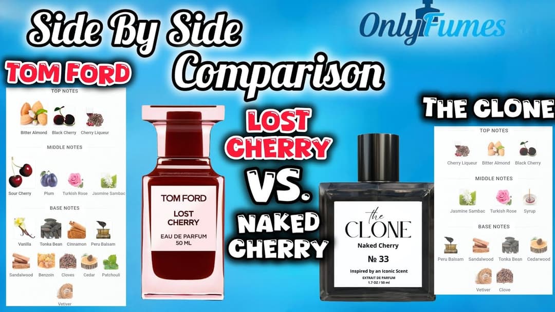Tom Ford Lost Cherry vs The Clone Naked Cherry | Full Comparison Review #tomford #fragrance