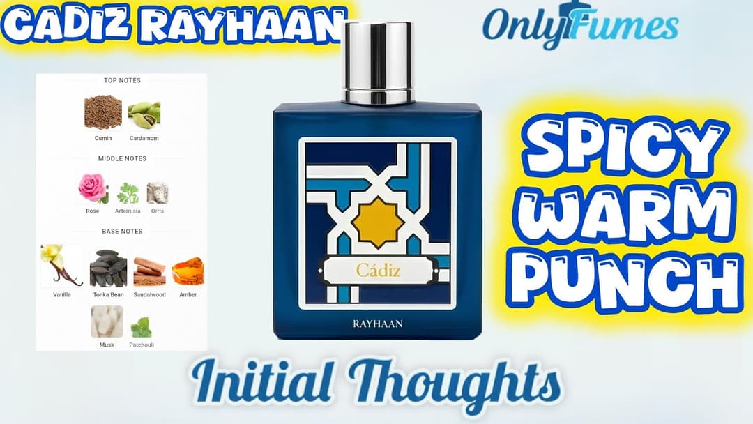 Rayhaan Cadiz EDP First Impression & Initial Though Review #rayhaan #fragrance