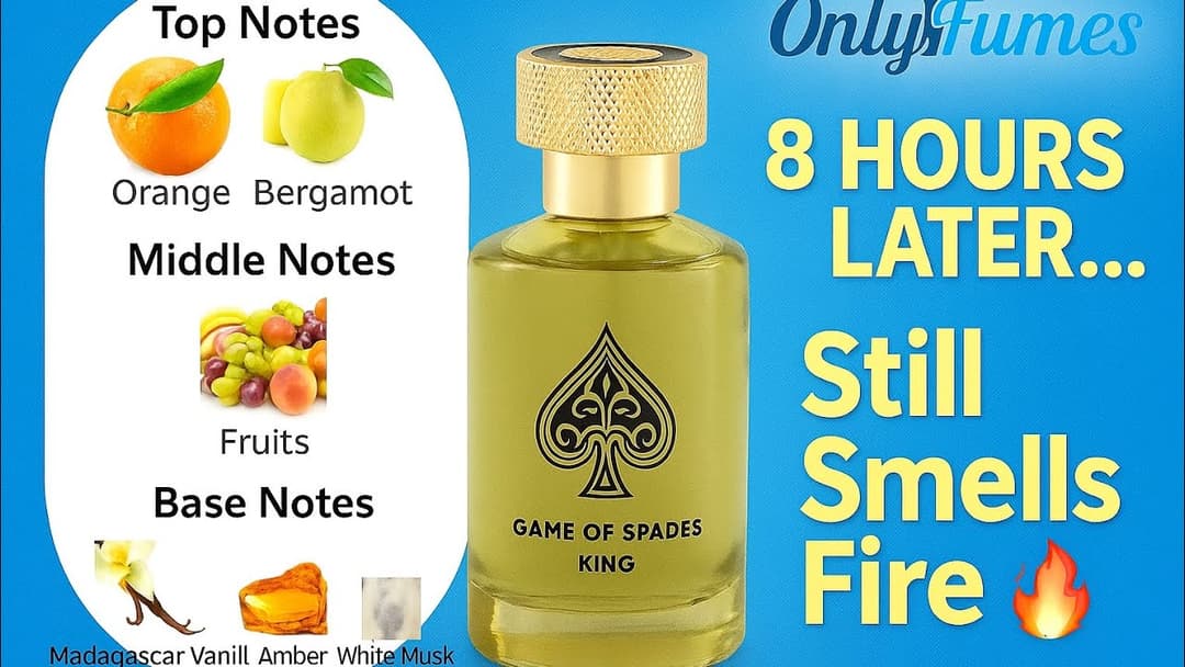 8 Hours Later... Game of Spades King – Did It Last? #fragrance #perfume #fragrancereview