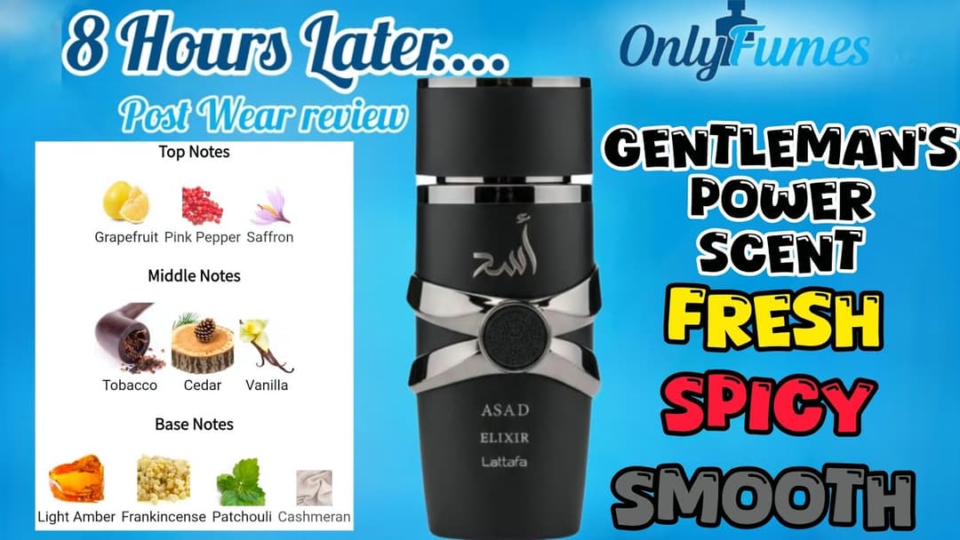 Lattafa Released an Absolute Banger | Asad Elixir | Post wear review #fragrance