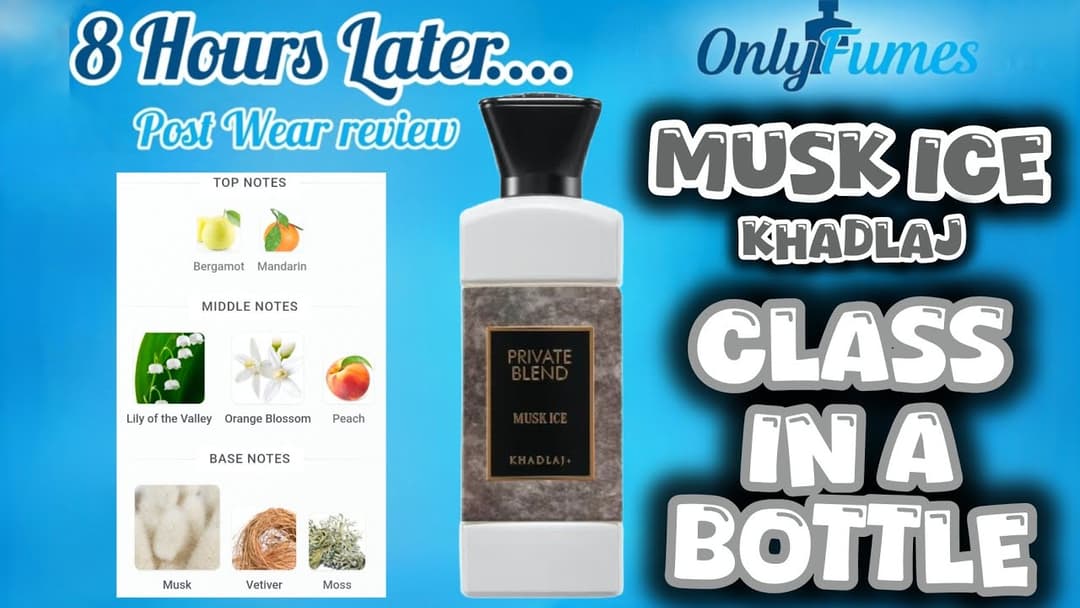 Khadlaj Musk Ice Dry Down & Post Wear Review – Ultra Classy Musk Energy #khadlaj #fragrance #scent