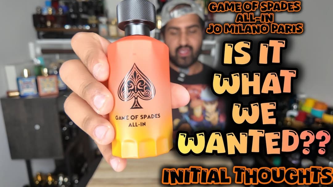 Jo Milano Game of Spades All In Initial Thoughts & First Impressions Review #fragrance