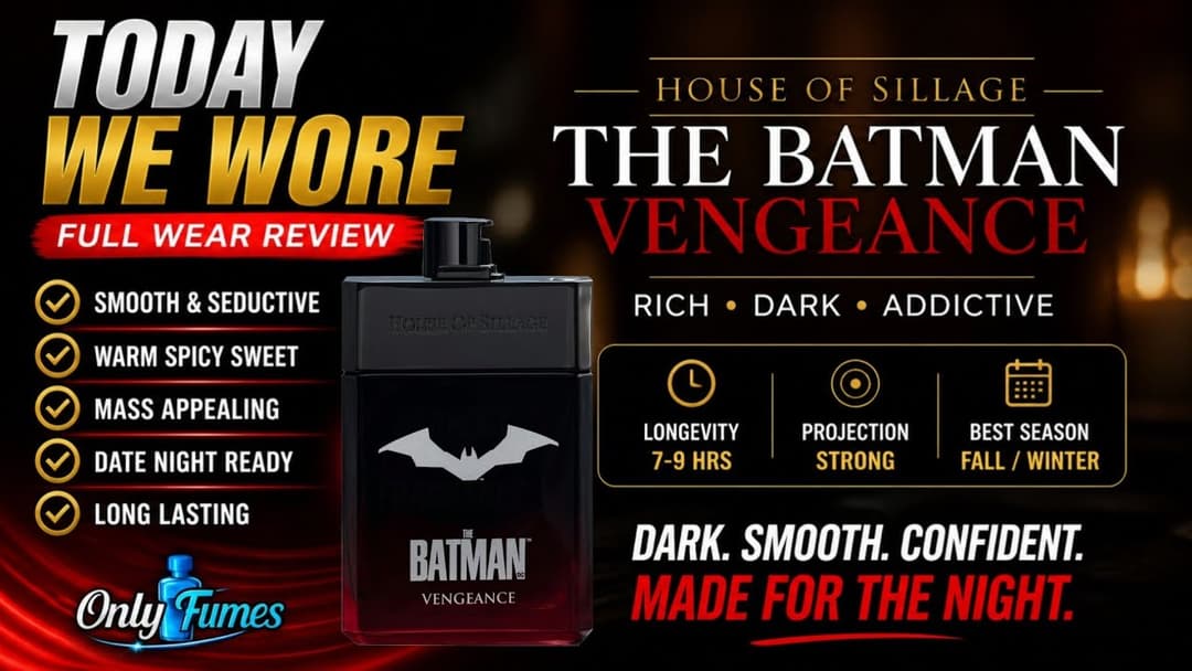 House of Sillage The Batman Vengeance Today We Wore Date Night!! Full Wear Review