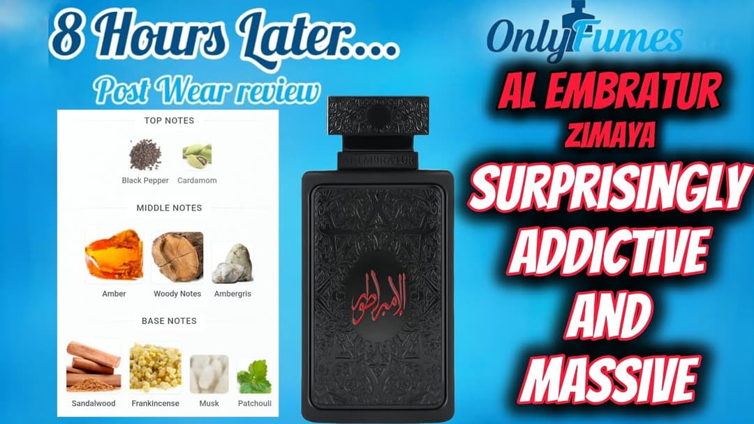 Zimaya Al Embratur Absolu Dry Down & Post Wear Review #zimaya #fragrance #cologne #review #scent
