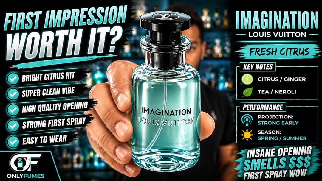 Louis Vuitton Imagination First Impressions & Initial Thoughts Review #louisvuitton #fragrance