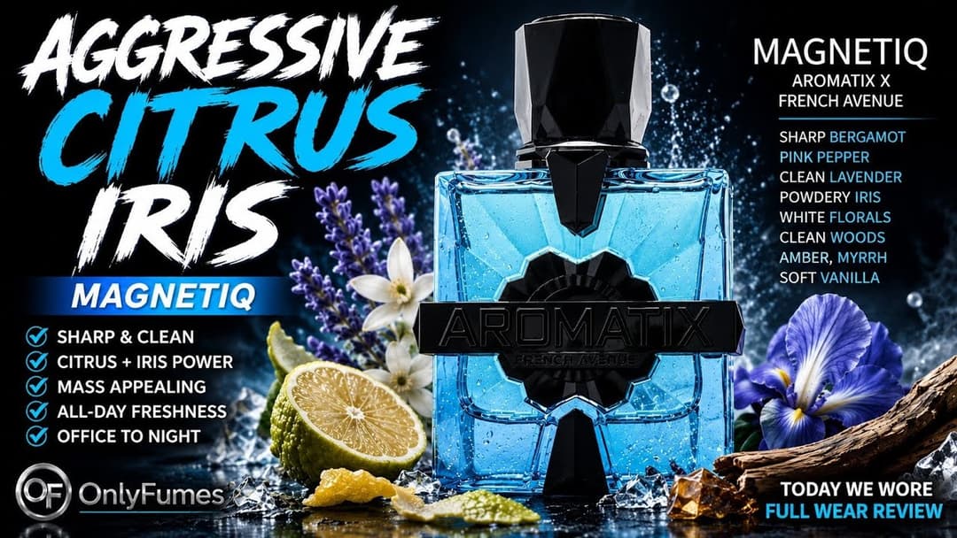 French Avenue Magnetiq Review - Aggressive Citrus Iris Freshness #frenchavenue #fragrance #cologne