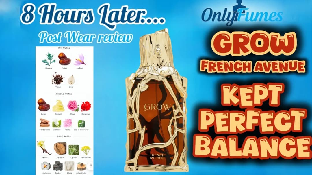 French Avenue Grow Dry Down & Post Wear Review – This Fragrance Lasts WAY Longer Than Expected