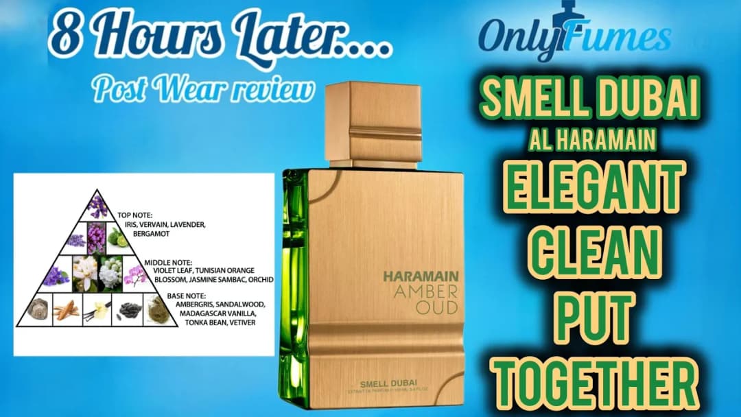 Al Haramain Amber Oud Smell Dubai Dry Down & Post Wear Review #alharamain #cologne #fragrance