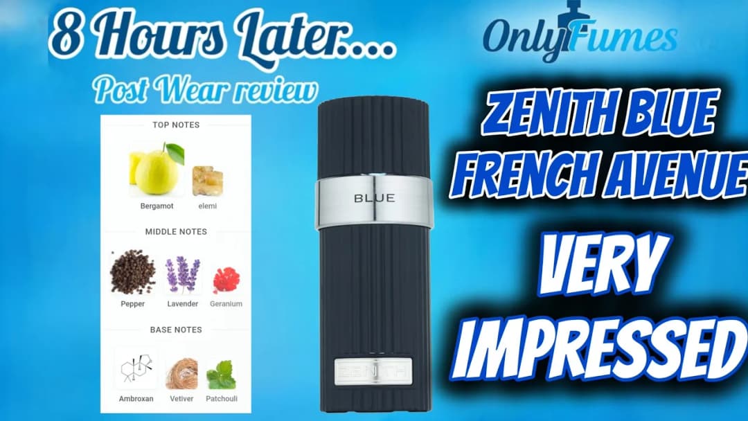 Zenith Blue French Avenue Dry Down & Post Wear Review #perfume #cologne #fragrance #mensfragrance