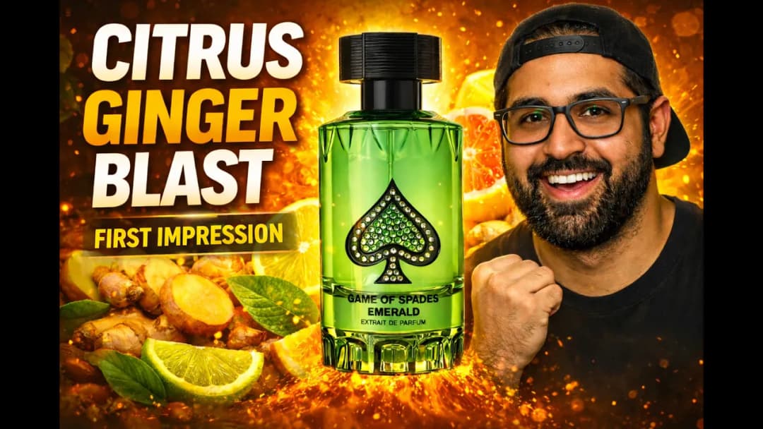 Game of Spades Emerald Extrait De Parfum Initial Thoughts – Fresh, Clean & Sophisticated