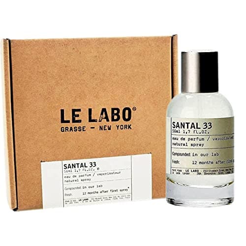 Le Labo Santal 33 fragrance bottle